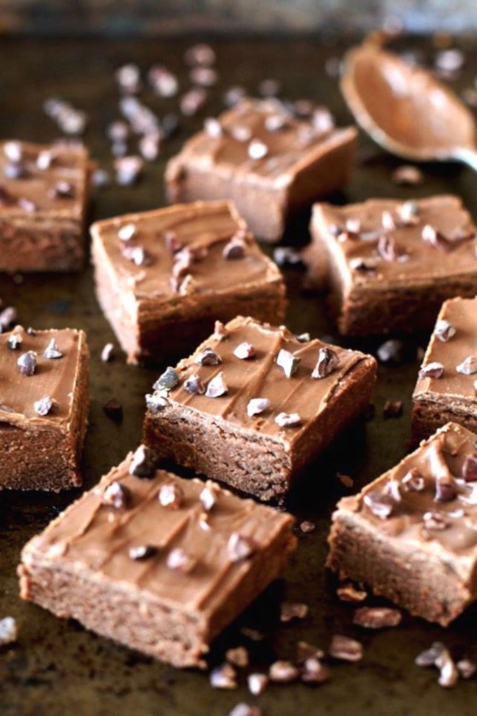 Dark Chocolate Cheesecake Bars