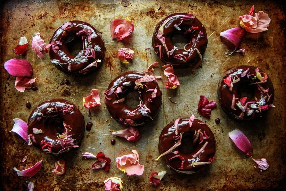 Dark Chocolate Mocha Beet Donuts