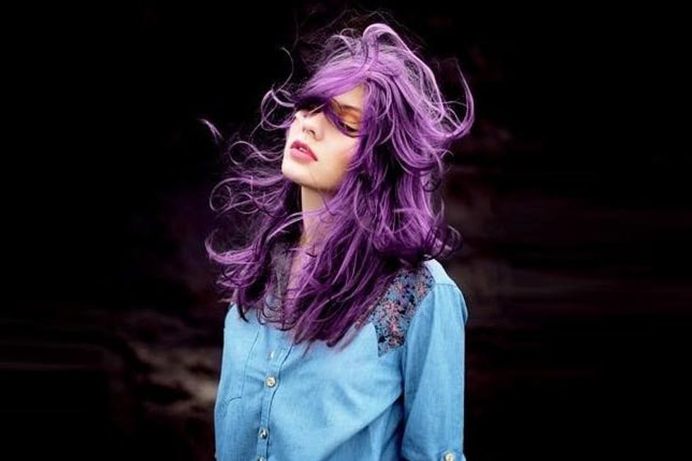 Dark Purple Hair