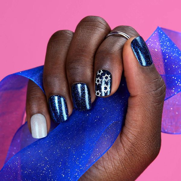 Dashing Diva Hanukkah Magic nail polish for winter nails