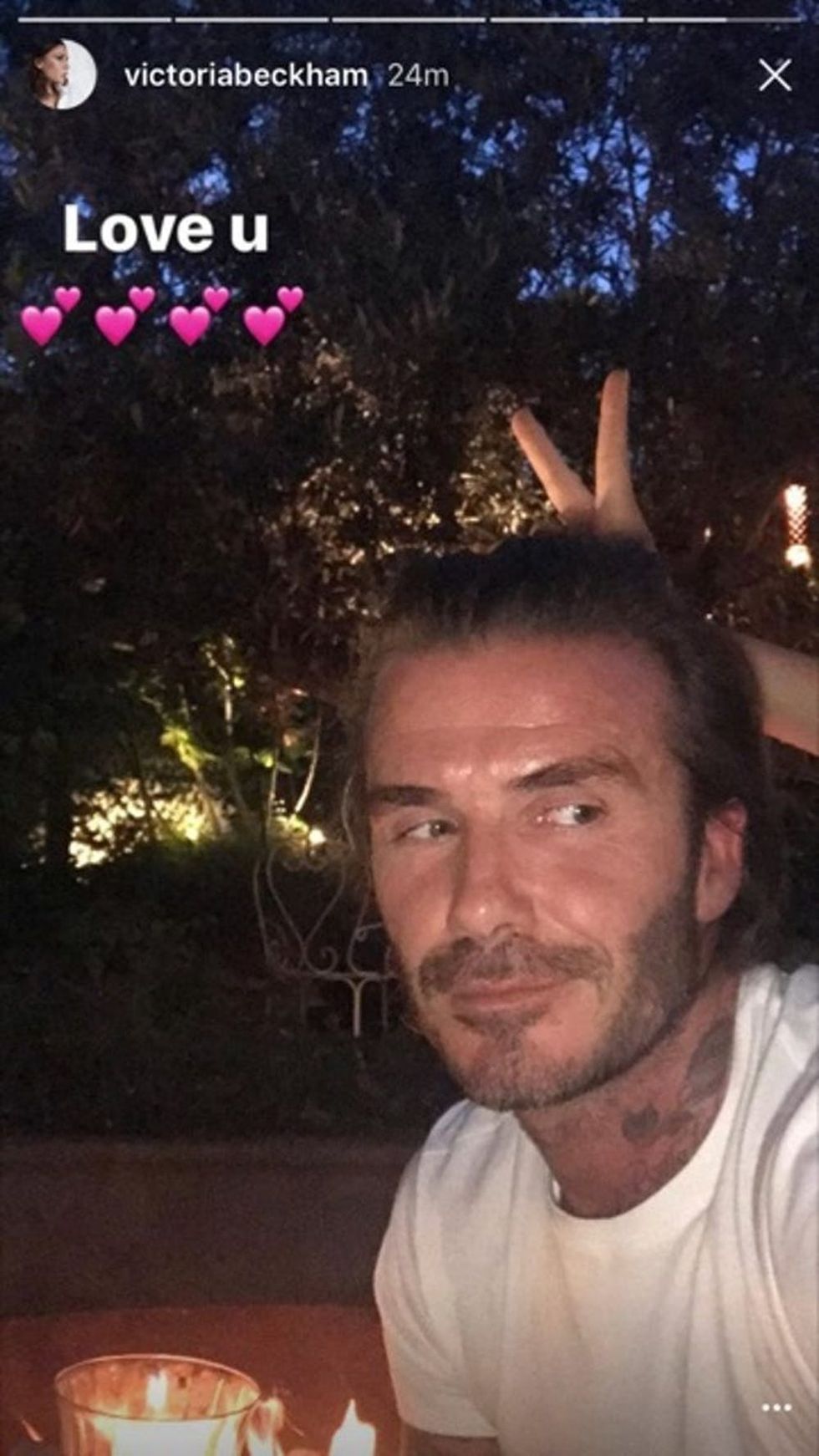 David and Victoria Beckham 18th wedding anniversary