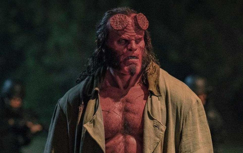 David Harbour in Hellboy