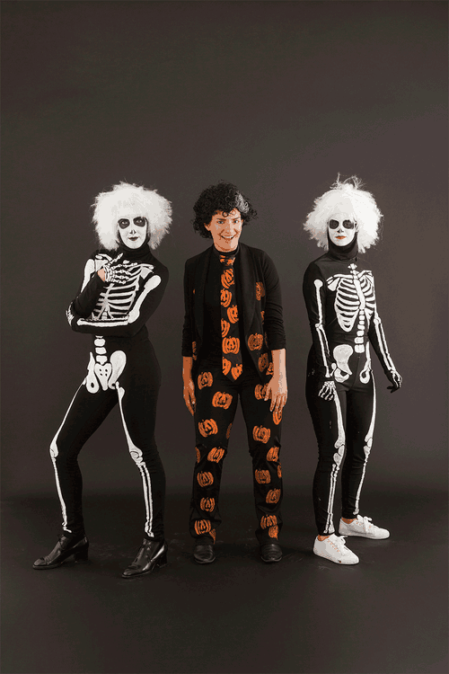 David S. Pumpkins and the Skeletons