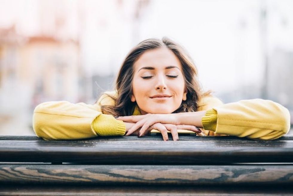 Daydreaming and enjoying the sunlight