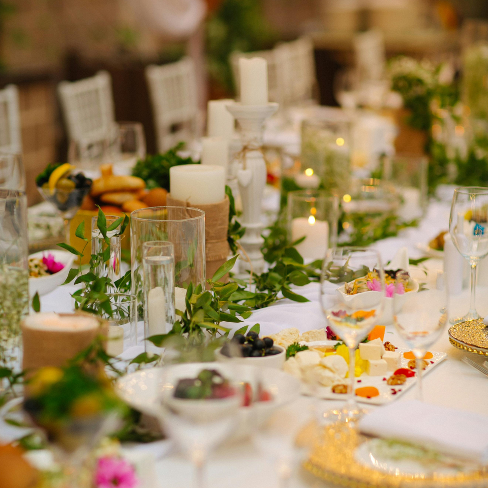 Decorative Dinner Spread