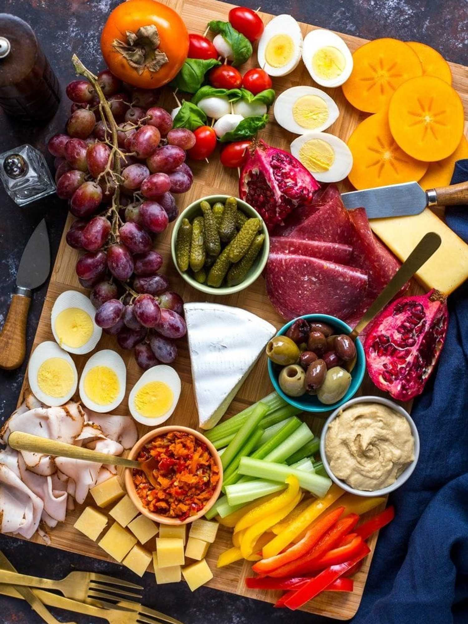Delicious & Healthy Charcuterie Board