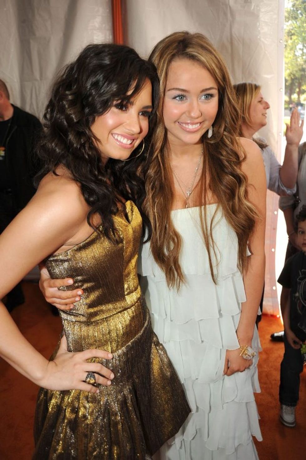 Demi Lovato and Miley Cyrus