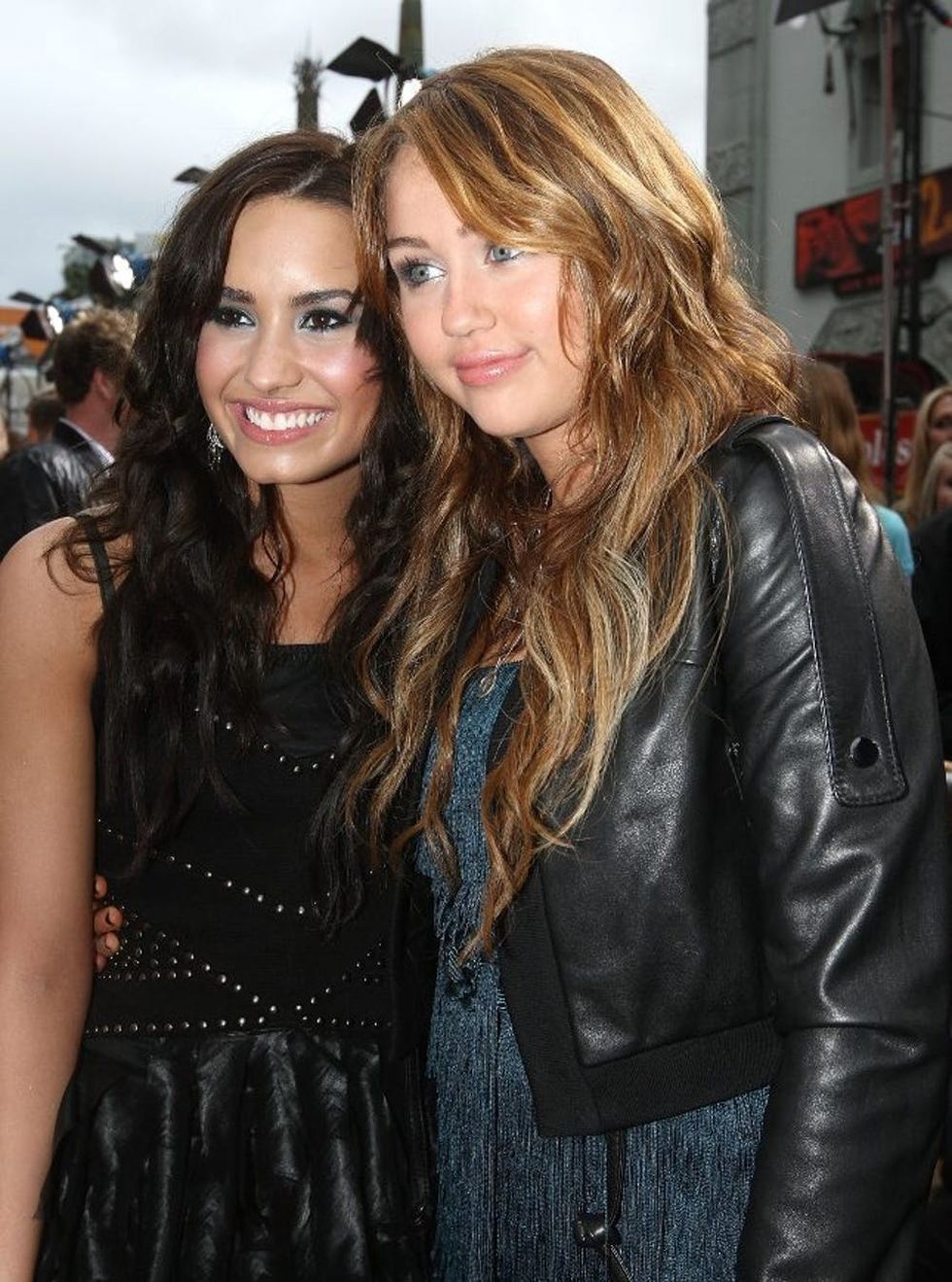 Demi Lovato and Miley Cyrus