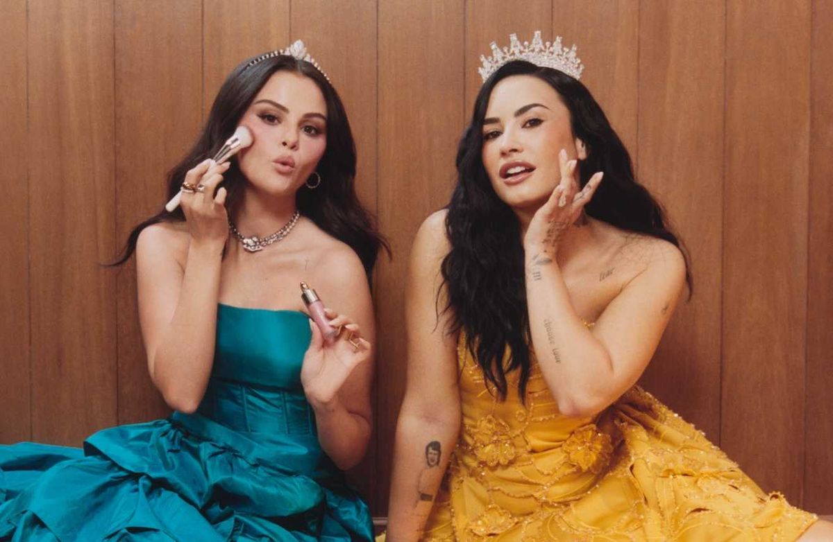 demi lovato selena gomez rare beauty