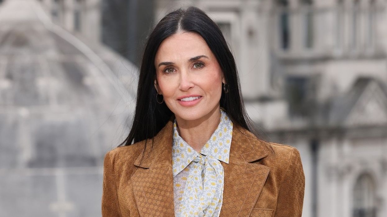 demi moore at the landman photocall