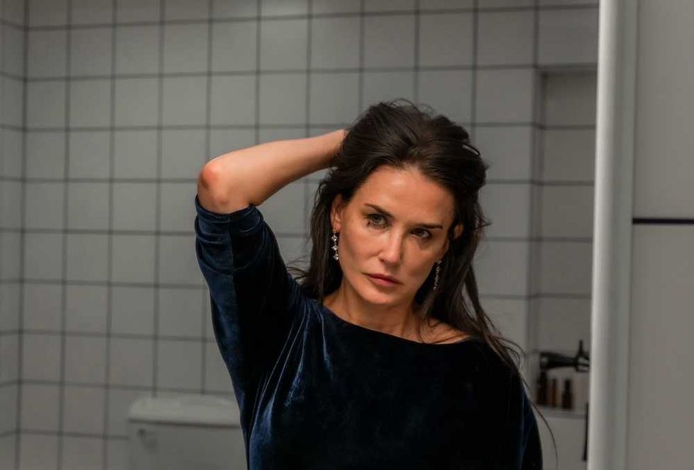 Demi Moore in The Substance on HBO Max