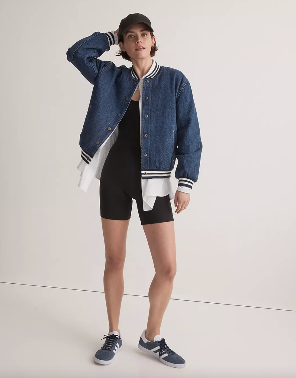 Denim Bomber Jacket