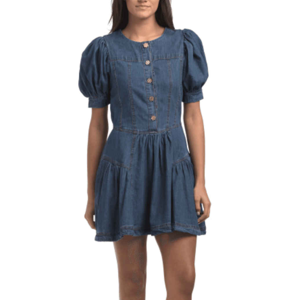 denim dress