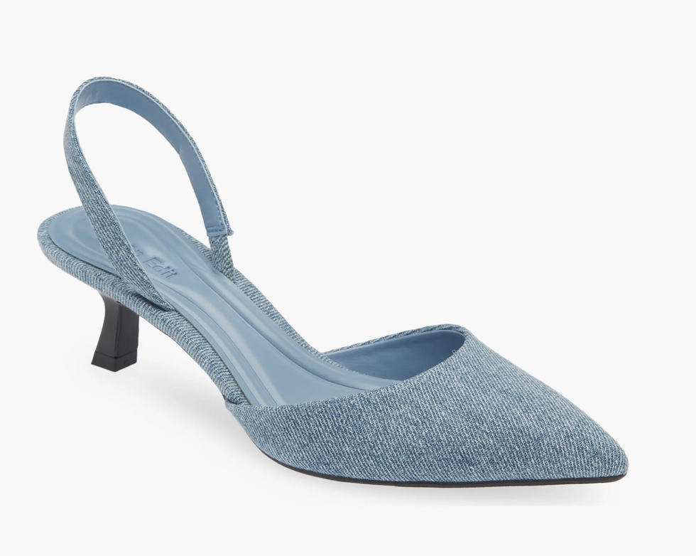 denim kitten heel from nordstrom