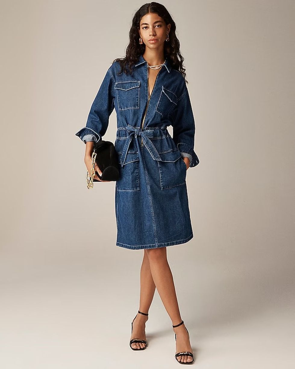 Denim Midi Dress