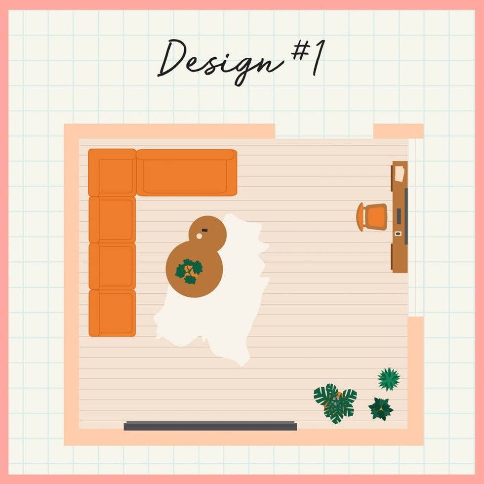 Design Dilemma Home Office Living Room