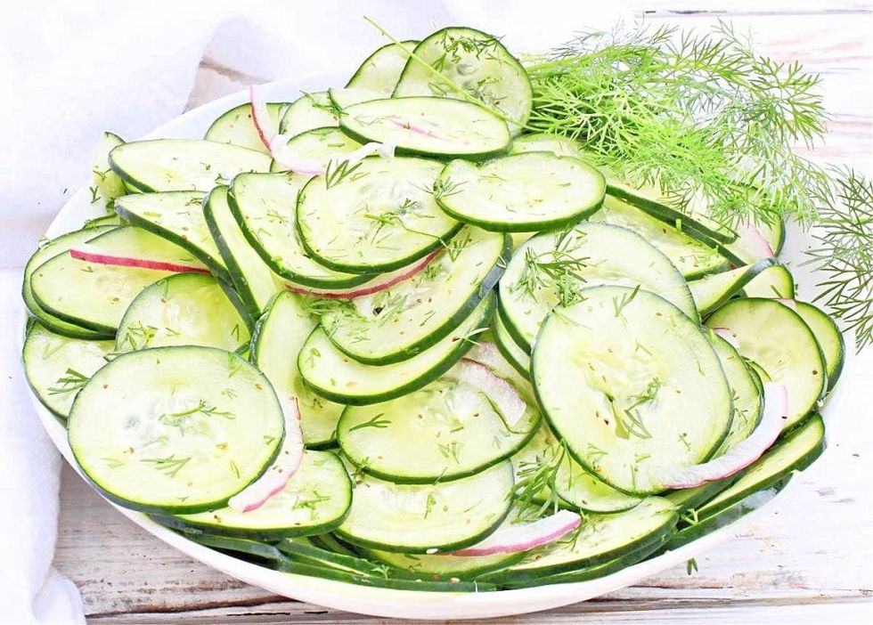 Dill Cucumber Salad (Gurkensalat)