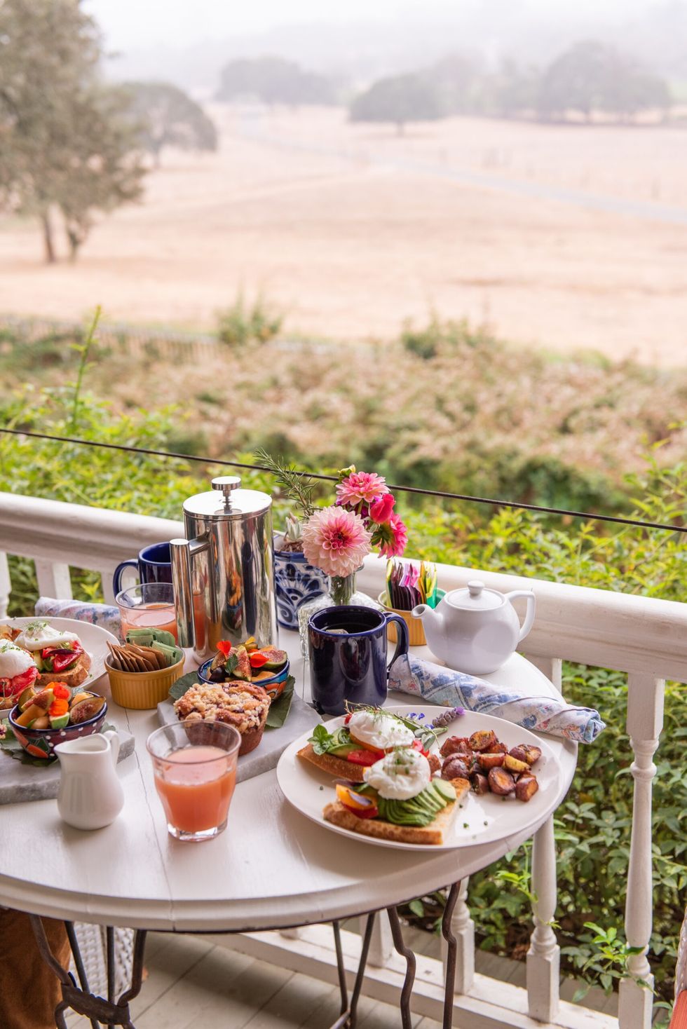 dining at Beltane Ranch