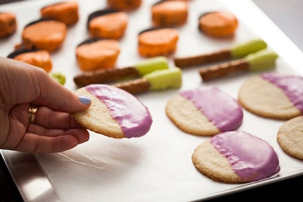 Dipped Pretzels + Cookies