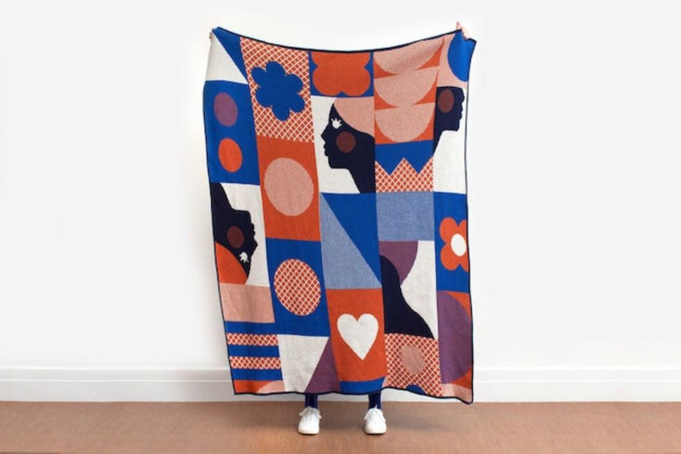 Dittohouse Courageous Woman Throw