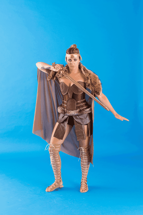 DIY Amazon Woman Halloween Costume
