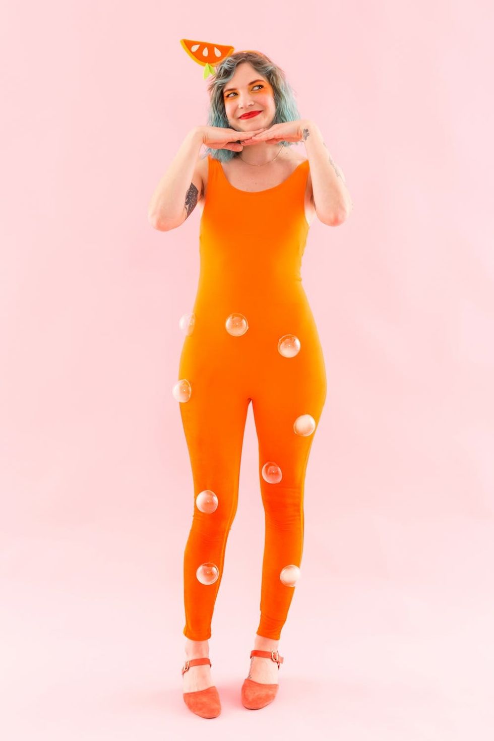 DIY Aperol Spritz Halloween Costume