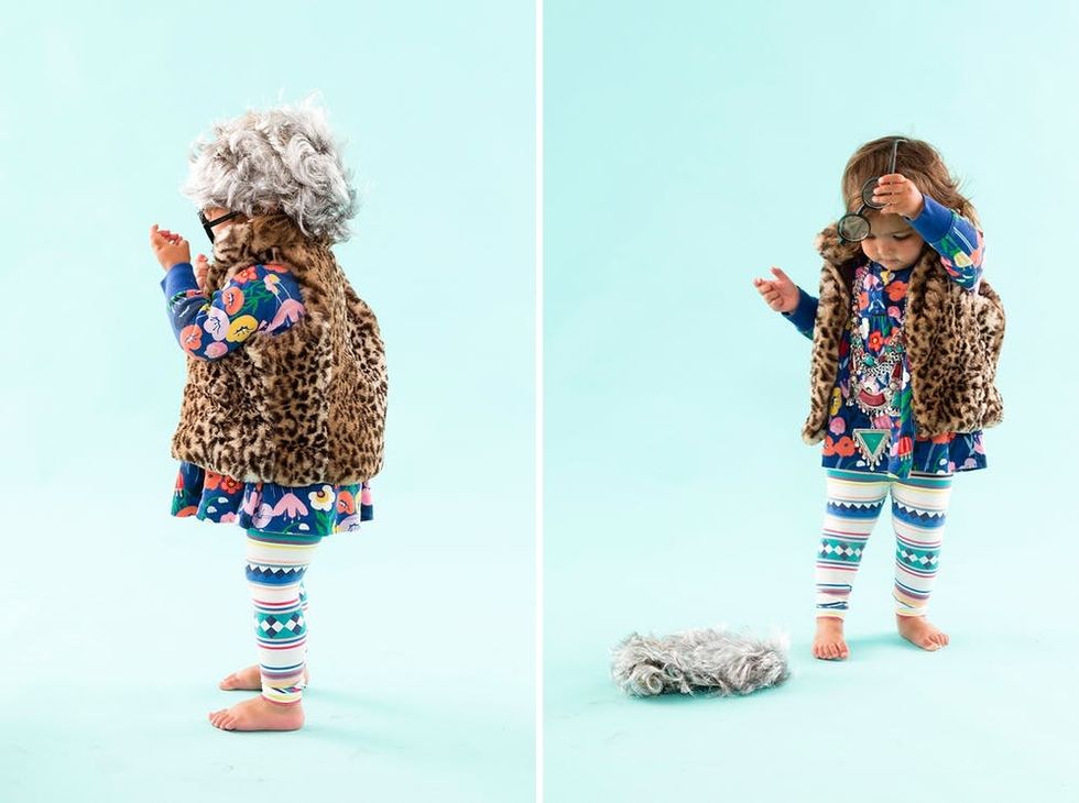 DIY Baby Iris Apfel Halloween Costume