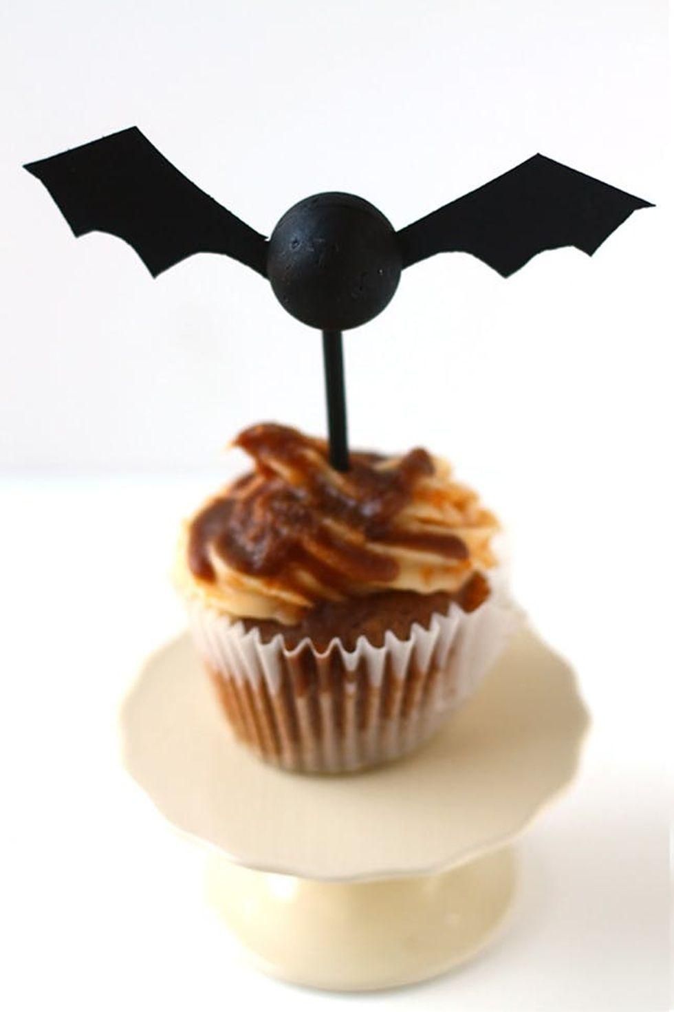 DIY Batty Cupcake Toppers