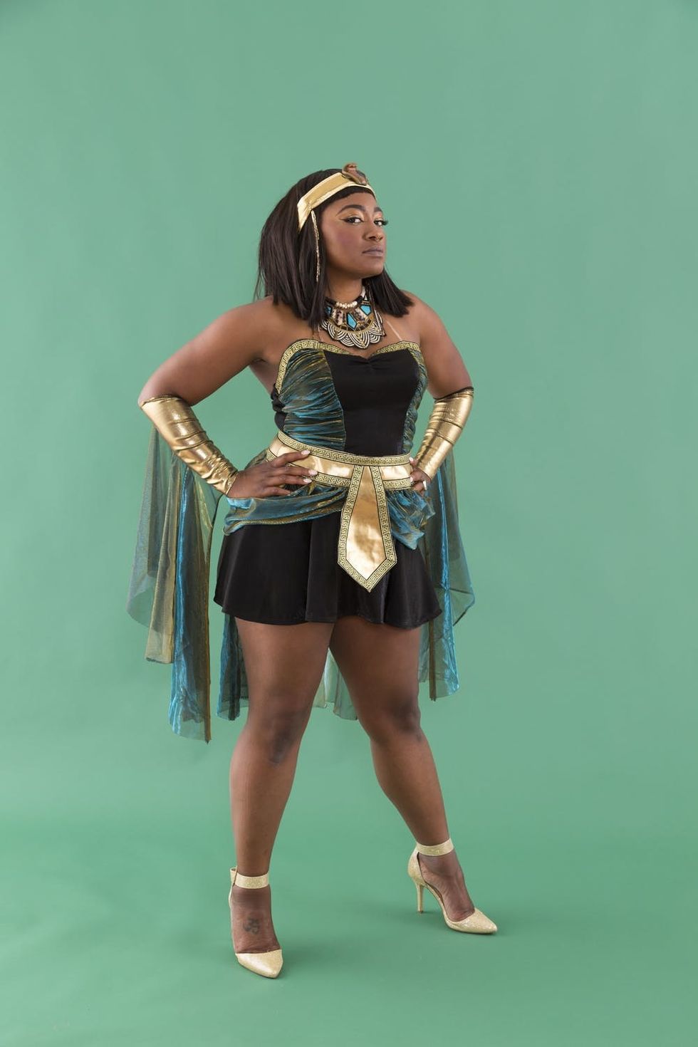 DIY Beginner Cleopatra Halloween Costume