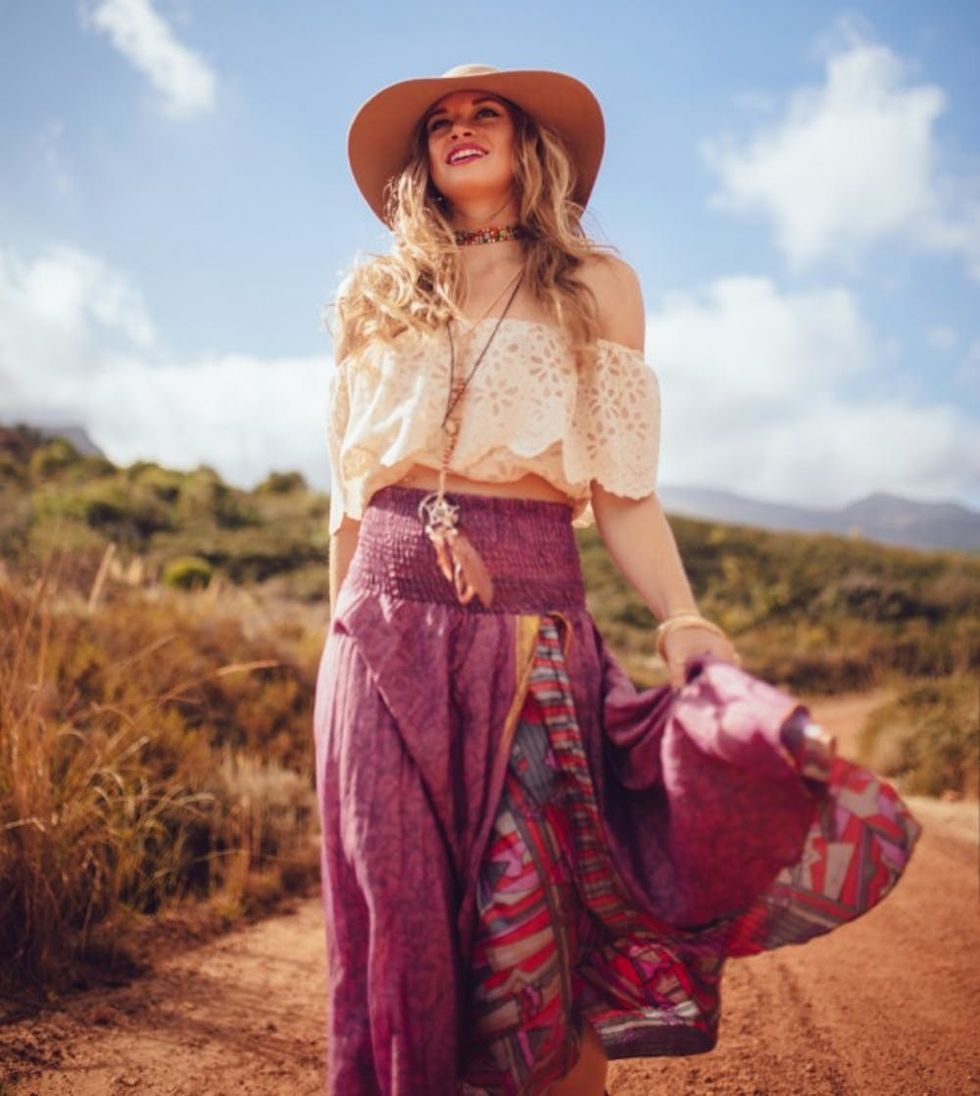 DIY Boho Skirts For Your Throwback Look - Brit + Co