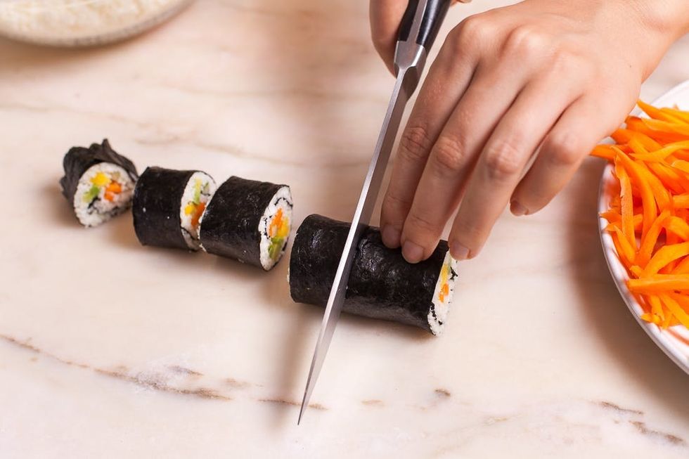 diy cauliflower rice sushi recipe
