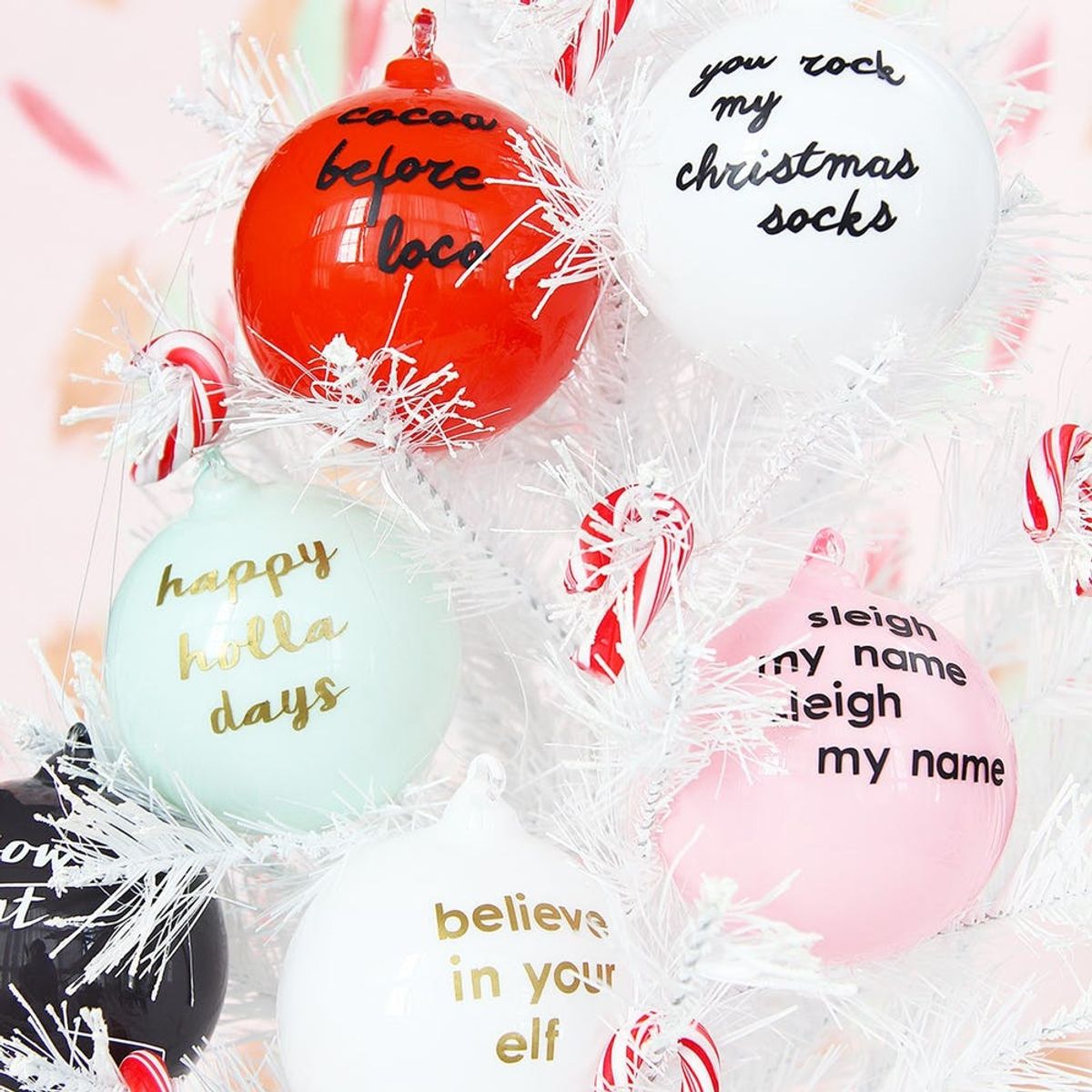 diy christmas ornaments for your tree inspired by puns