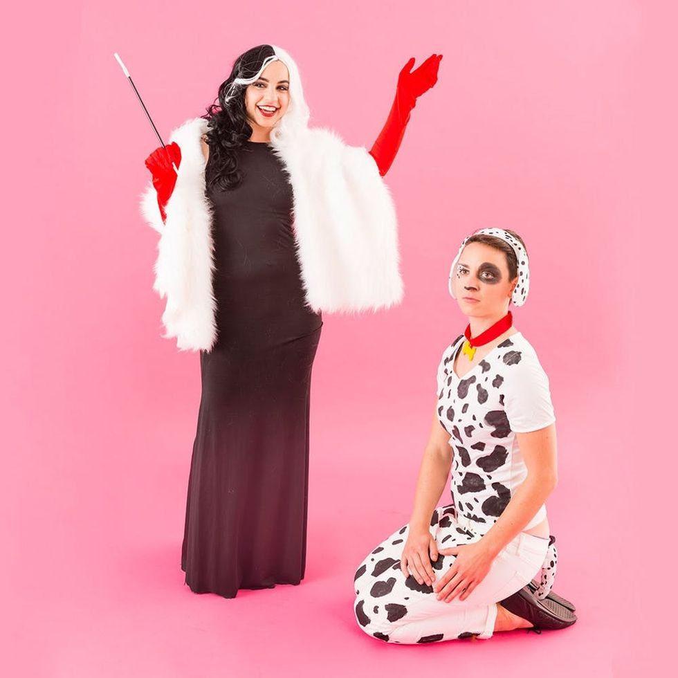 DIY Cruella de Vil Halloween Costume