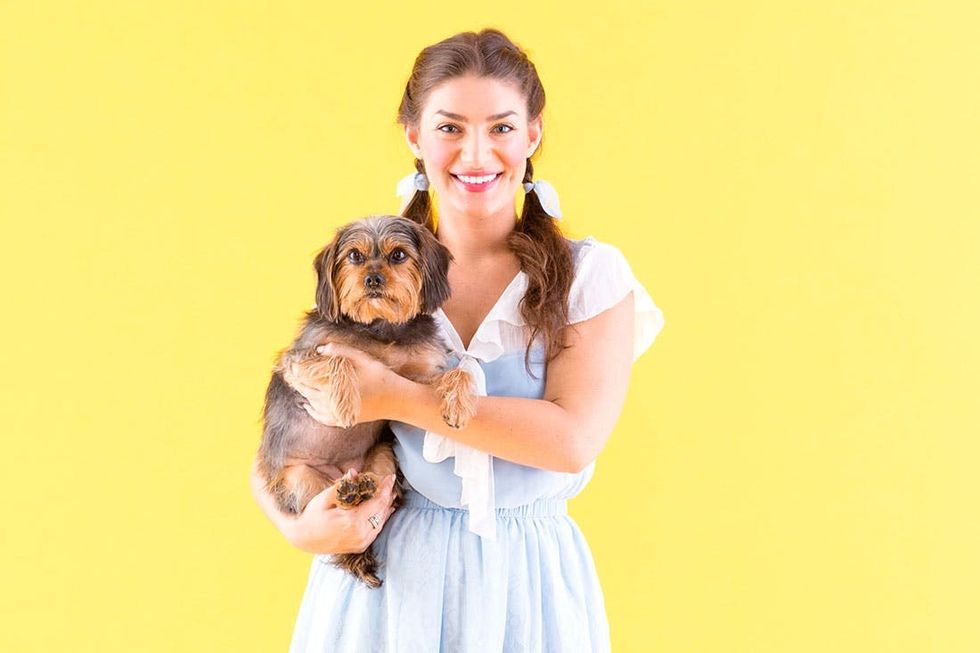 DIY Dorothy and Toto Halloween Costume