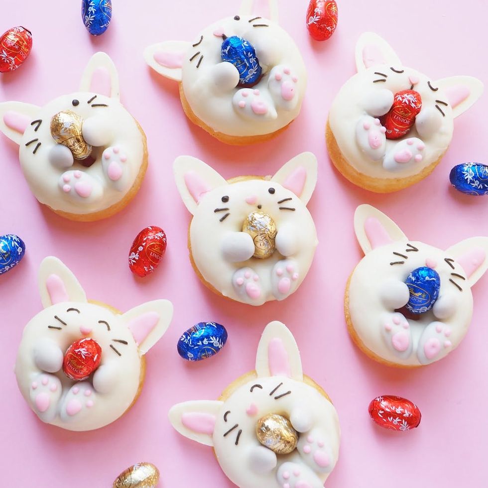 DIY Easter Bunny Donuts Recipe easter desserts