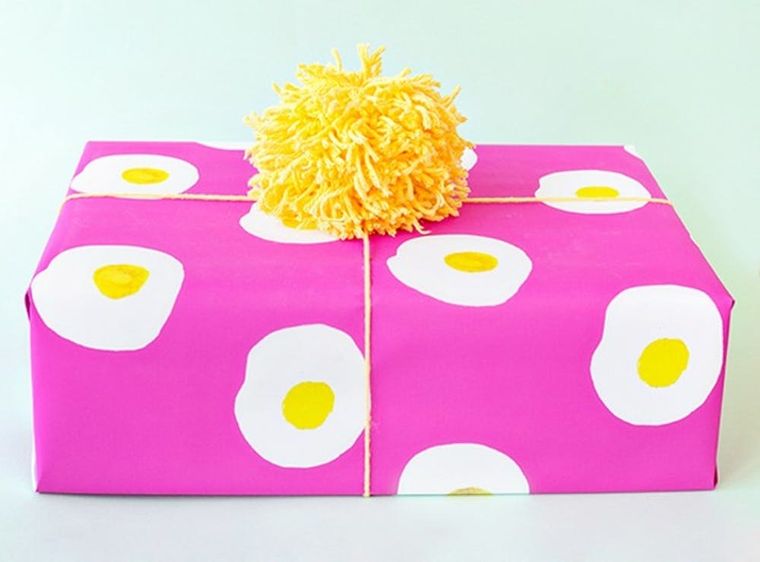 Pink Banana Fruit Birthday Wrapping Paper Banana Gift Wrap