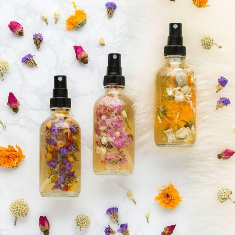 diy floral face mist