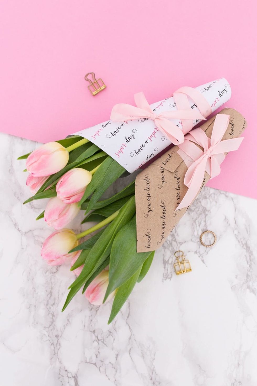 DIY Flower Bouquet for Random Act of Kindness Day (11)