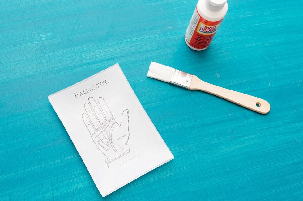 DIY Fornasetti Halloween Tray Steps