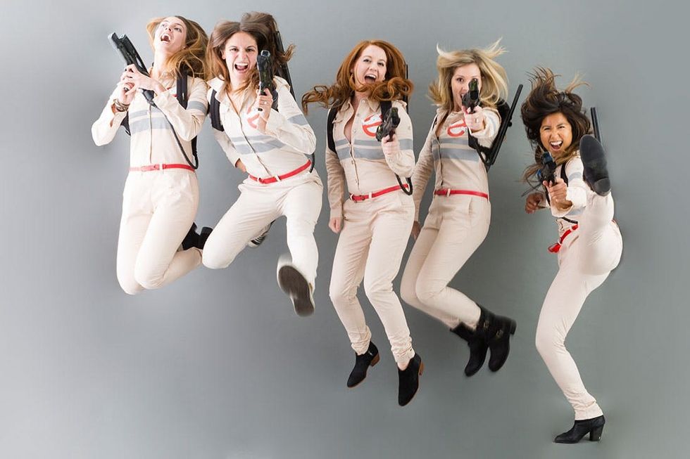 DIY Ghostbusters Group Halloween Costume