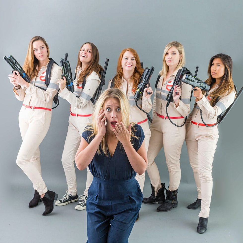 DIY Ghostbusters Group Halloween Costume