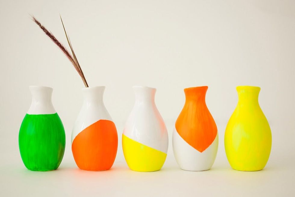 DIY Glow-in-the-Dark Halloween Vases