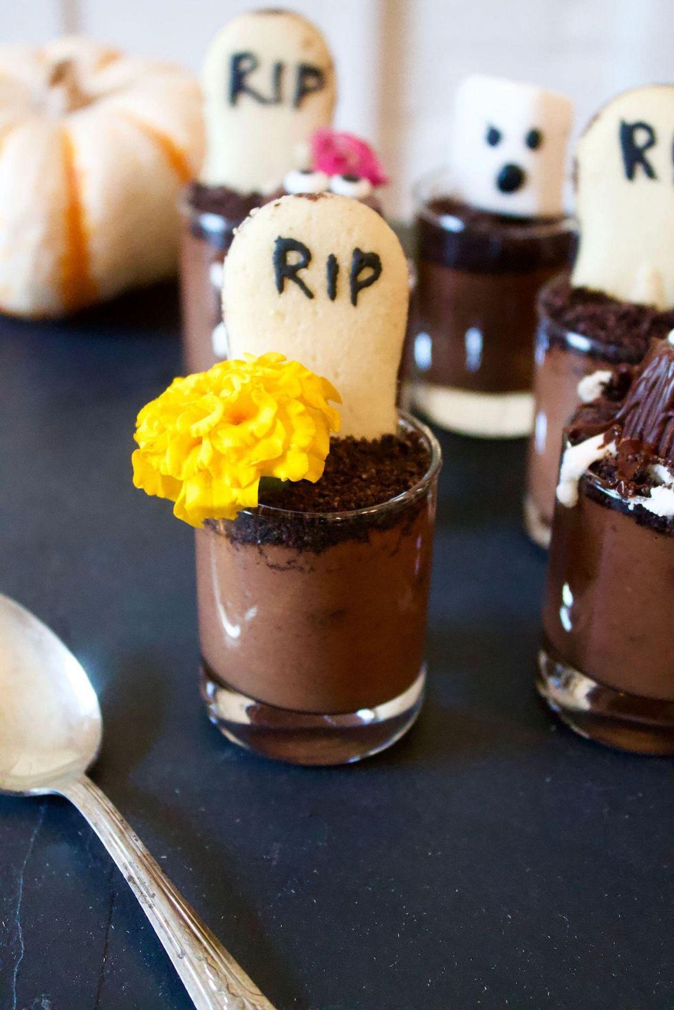 DIY Halloween Dessert Shots