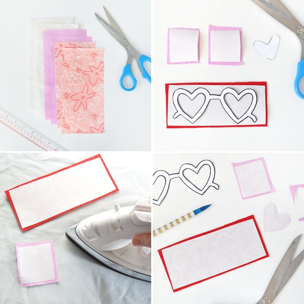 DIY Heart-Shaped Sunglasses Cases