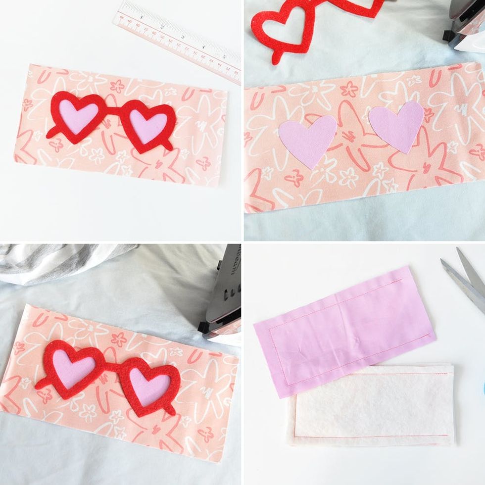 DIY Heart-Shaped Sunglasses Cases