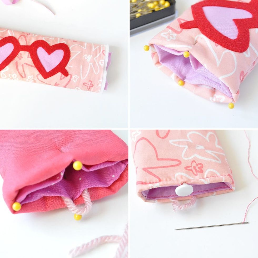 DIY Heart-Shaped Sunglasses Cases
