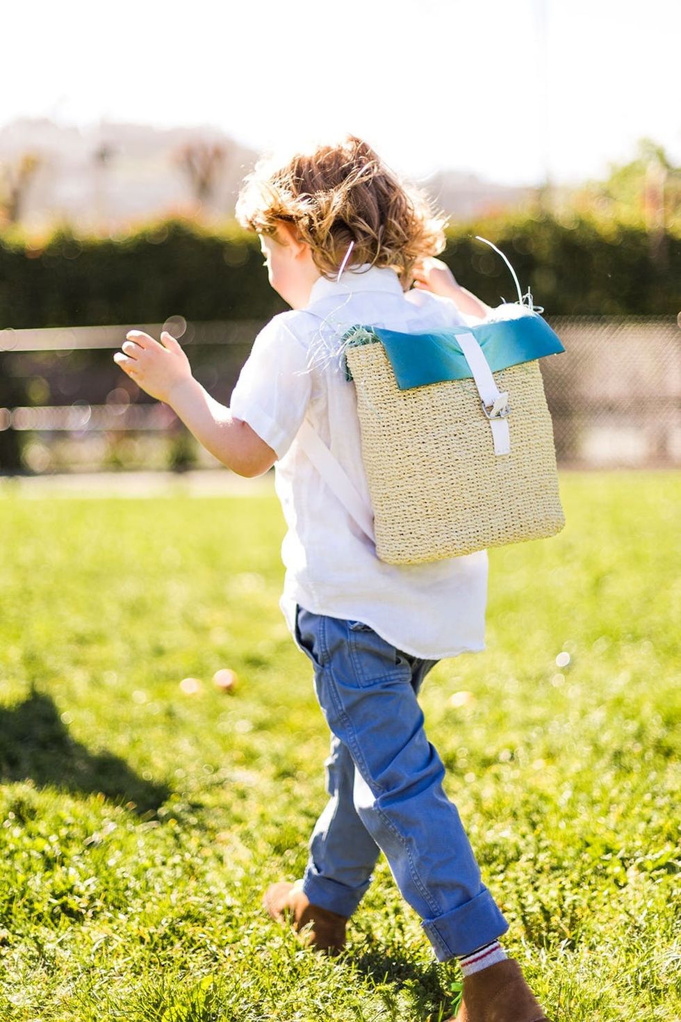 Create a Basket Backpack for Your Little One This Easter Brit + Co