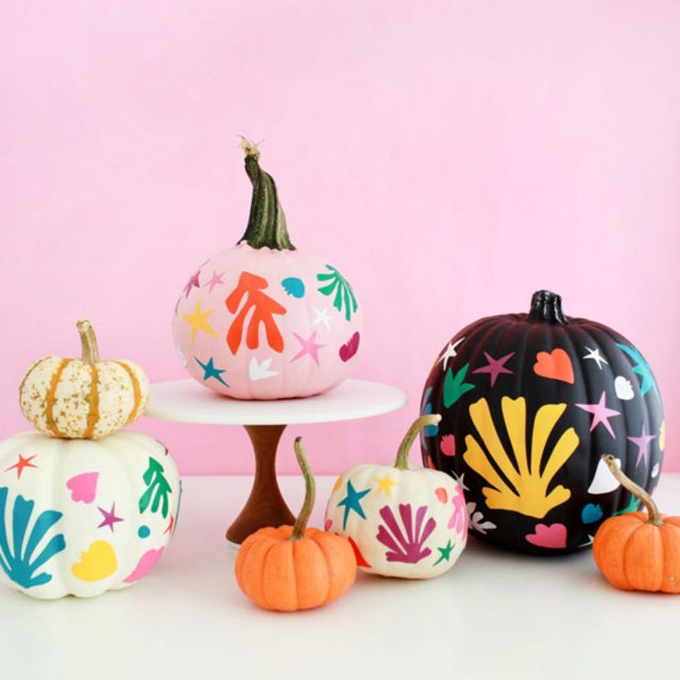 DIY Matisse-Inspired Pumpkins
