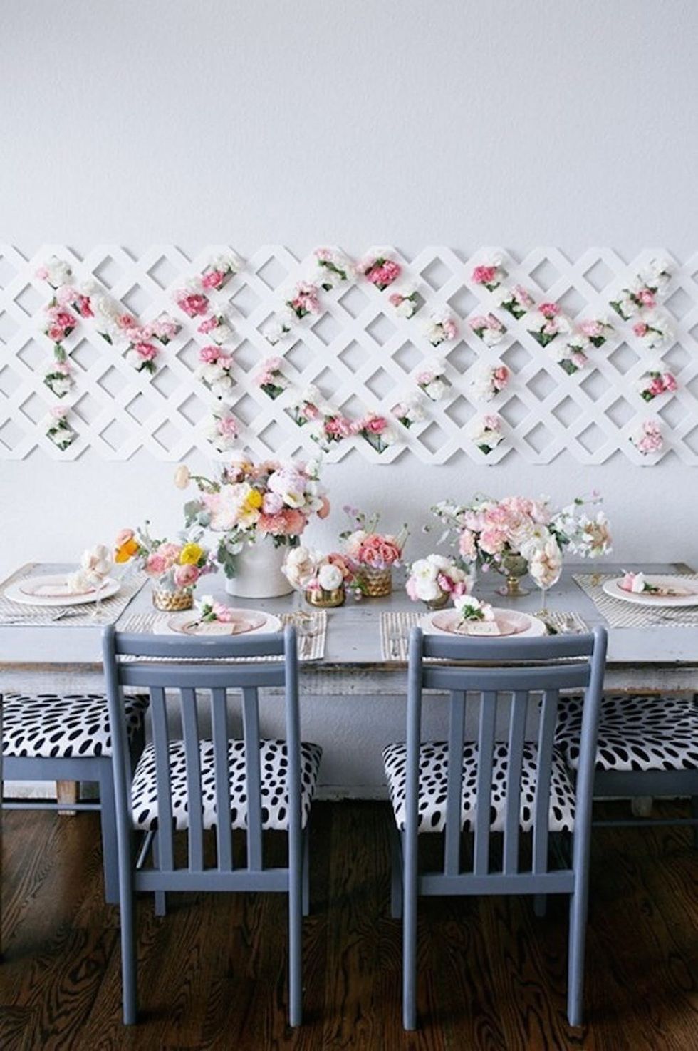 diy mom floral backdrop