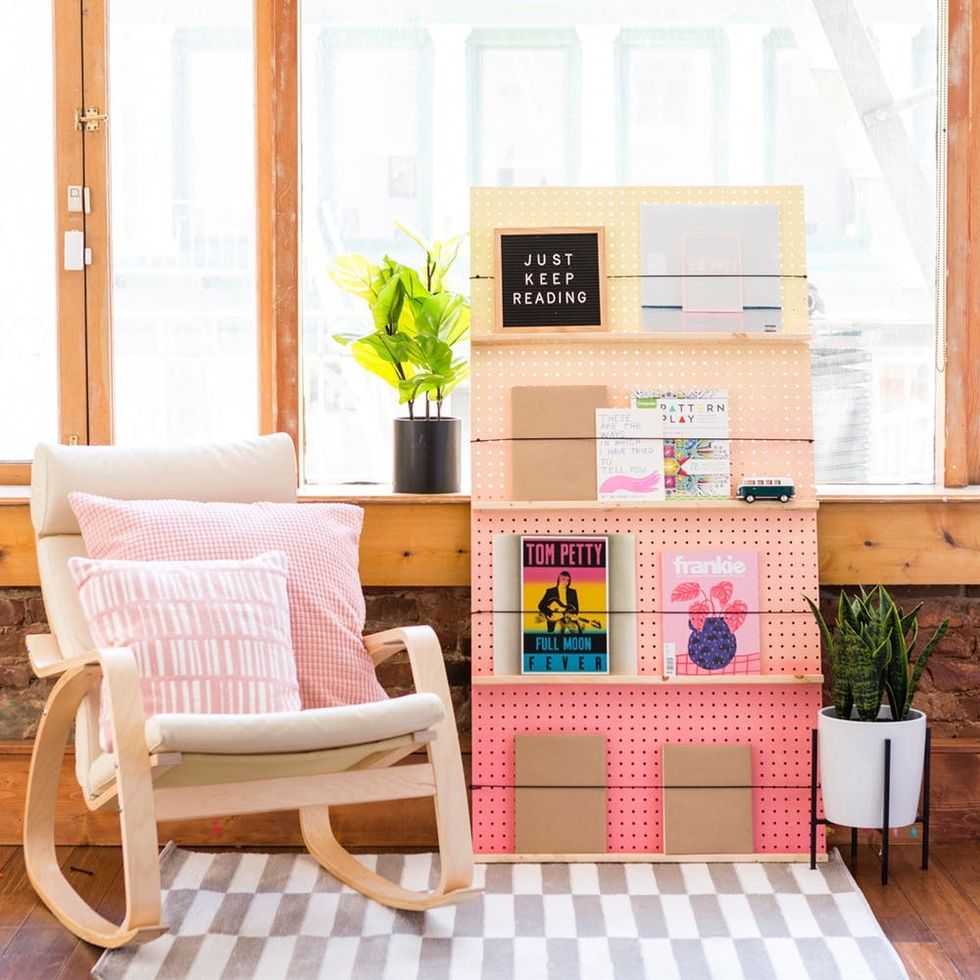 Make A Statement With This Ombre DIY Bookshelf